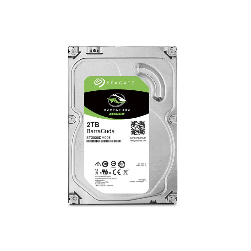 Disco Duro Seagate Barracuda 2TB 3.5in PC/DVR/NVR Vigilancia