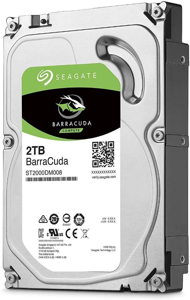 Disco Duro Seagate Barracuda 2TB 3.5in PC/DVR/NVR Vigilancia