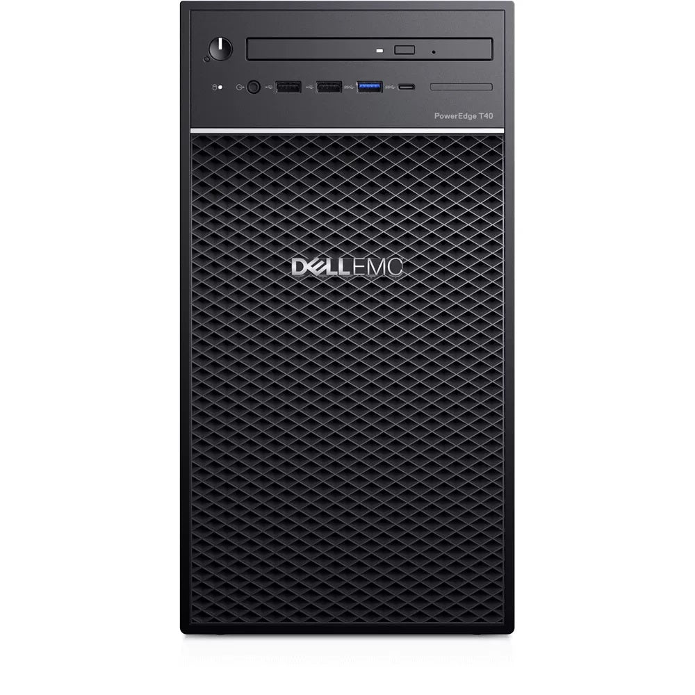 Servidor Dell PowerEdge T40 Intel Xeon E-2224G Ram 8GB Disco HDD 1TB Fuente 300W Torre 4U