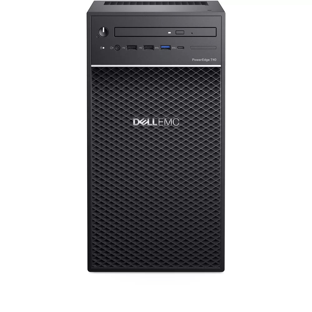 Servidor Dell PowerEdge T40 Intel Xeon E-2224G Ram 8GB Disco HDD 1TB Fuente 300W Torre 4U