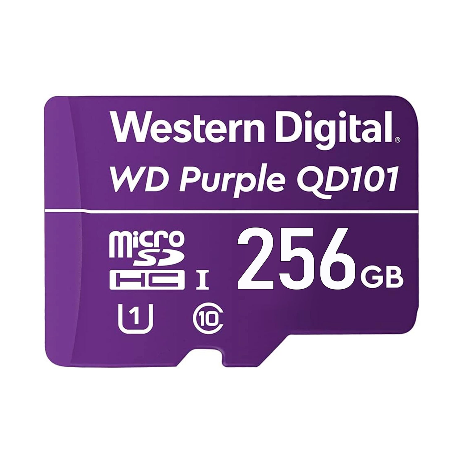 Tarjeta de Memoria MicroSD 256GB WD Purple SDXC UHS-I Clase 10 4K 100MB/s